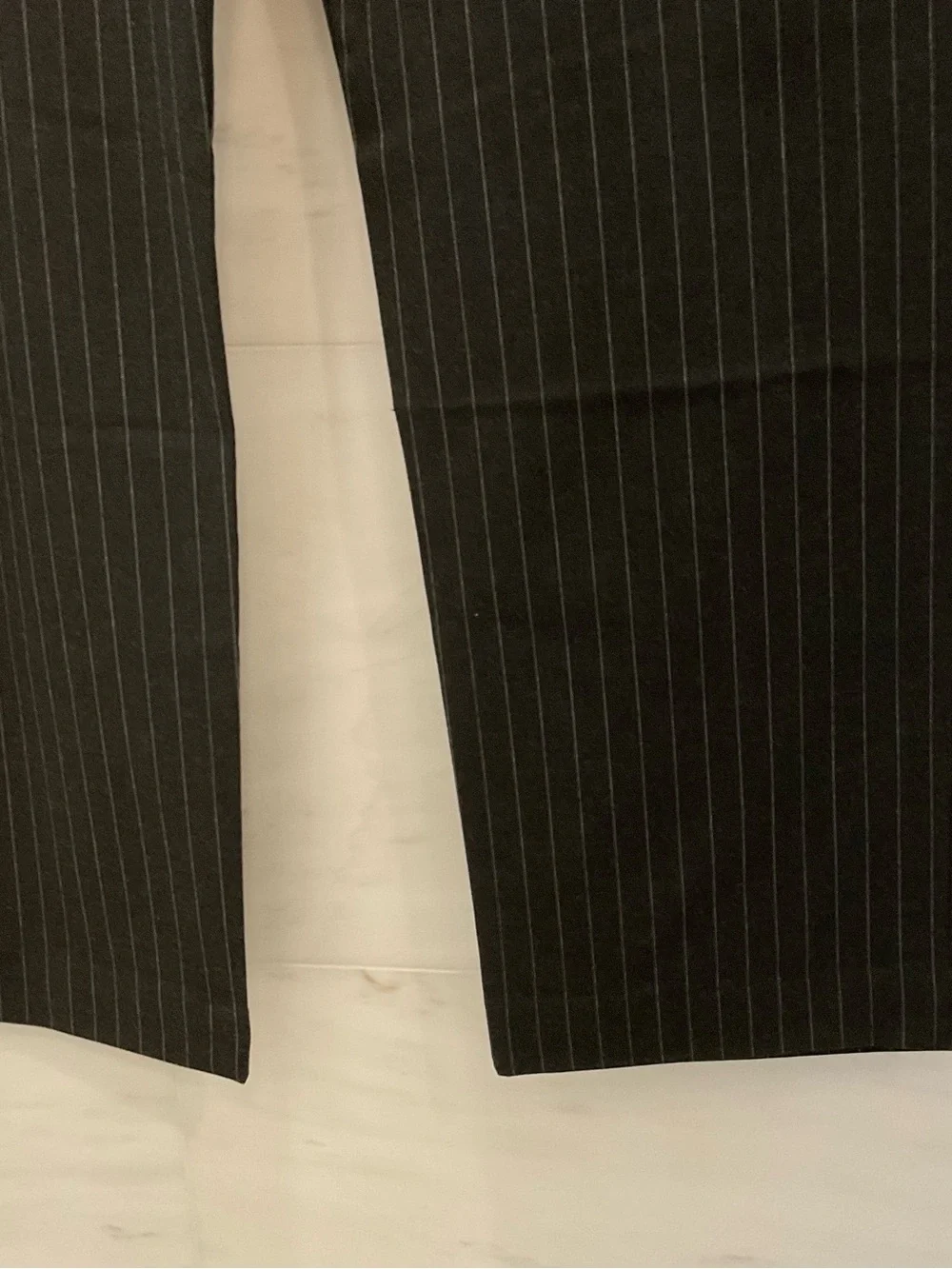 POLO Ralph Lauren Stretch Straight Fit CHARCOAL PINSTRIPE Pants size 38 - 30 T72